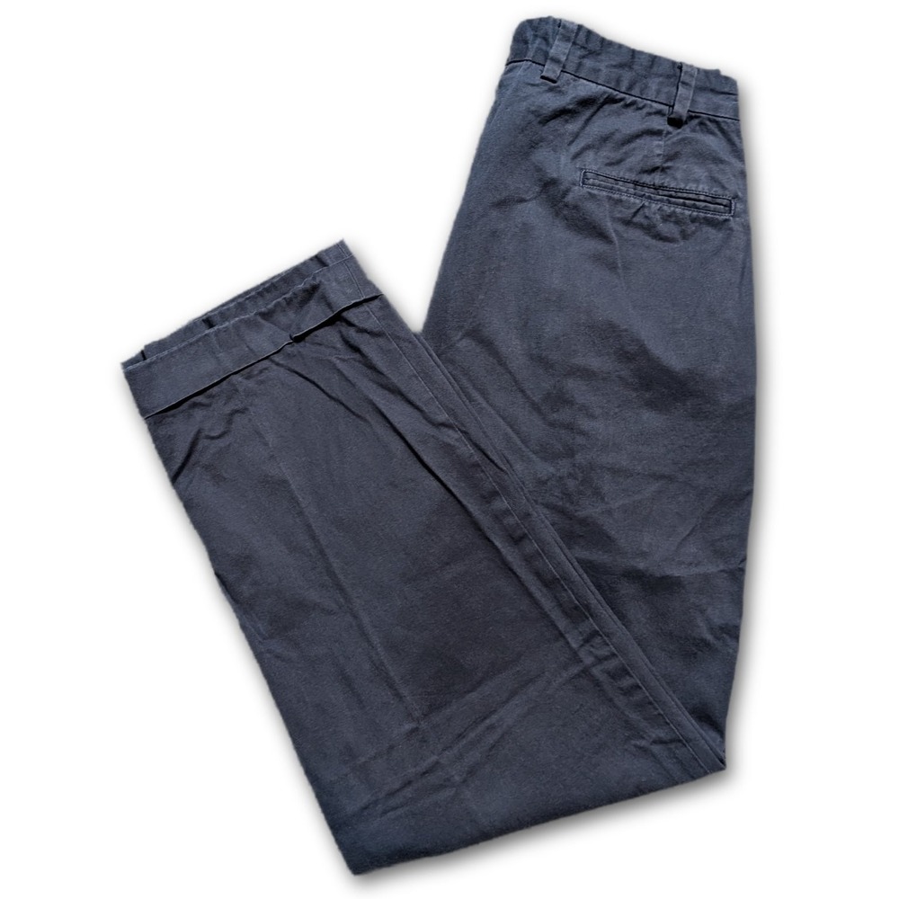 Bills Khakis M2P Mens 38x32 Pants Navy Blue 100% Cotton Made In USA Woven Waist